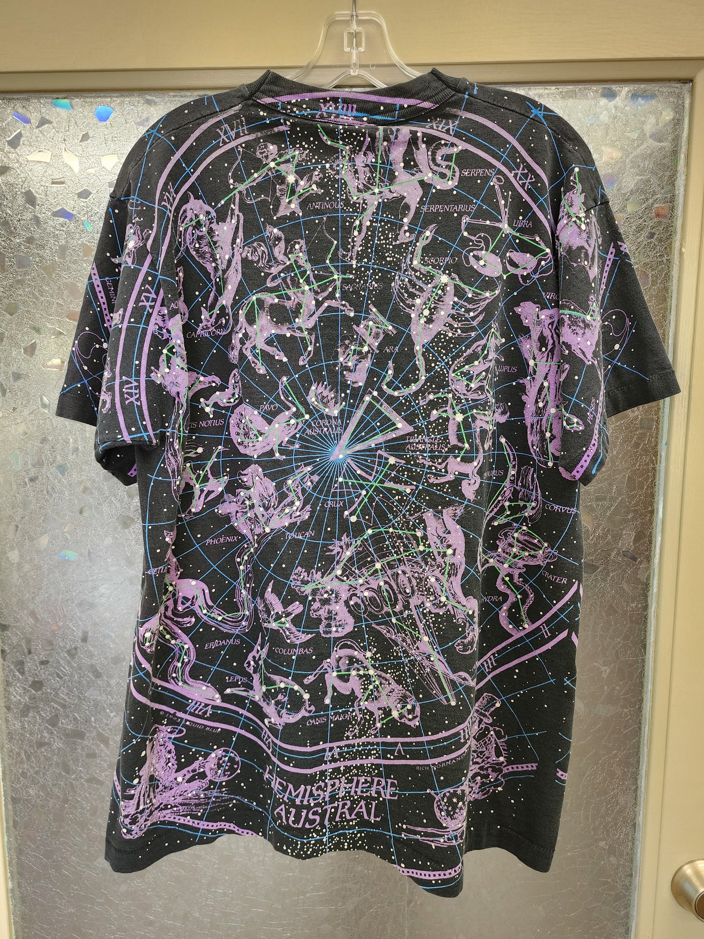 Liquid Blue Zodiac Astrology T-shirt